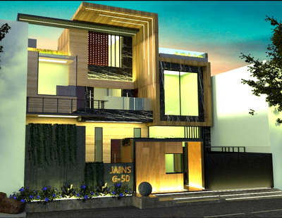 House designed for Jain family with all their requirements and possibilities. #