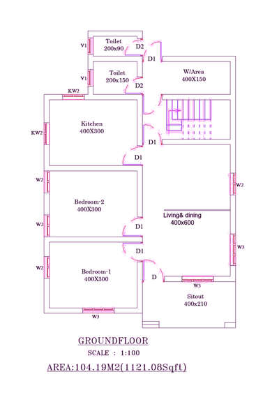 simple home plan
📱91 9746764542