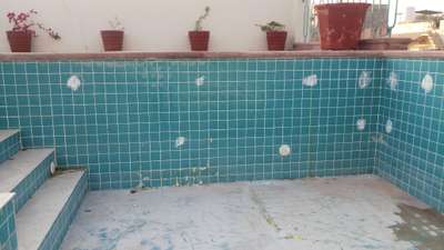 TILE GROUTING WORK