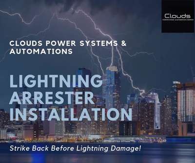 #Cloudspowersystems  #lightningarrester  #lightningprotectionsystem  #lightningarresterinstallaion  #lightningarreterforhome  #lightningforbuilding