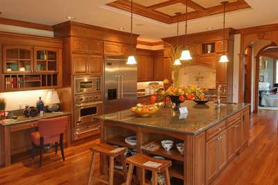 modern wooden kitchen