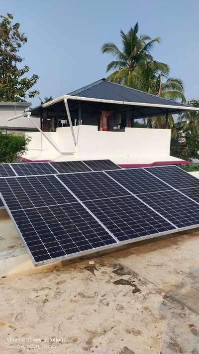 3kw On-grid project@ Pottammal Kozhikode  # # # # #Canadian solar panels & Good we inverter