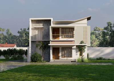 2200 Sqft Home @ palakkad 

 #HouseDesigns  #HomeDecor  #HouseConstruction #2000sqftHouse #ContemporaryHouse