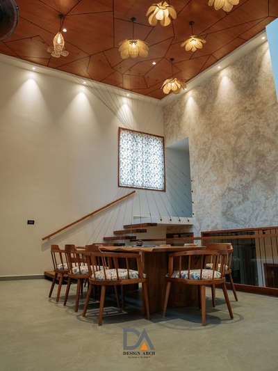 DINING AREA..

#veneerceiling #GypsumCeiling #InteriorDesigner #KitchenInterior #bedroom #LivingroomDesigns