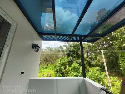 When design meets clarity: stunning glass roofs and balconies for a brighter home. #GlassBalconyRailing  #BalconyDesigns  #RoofingIdeas  #glassroofing