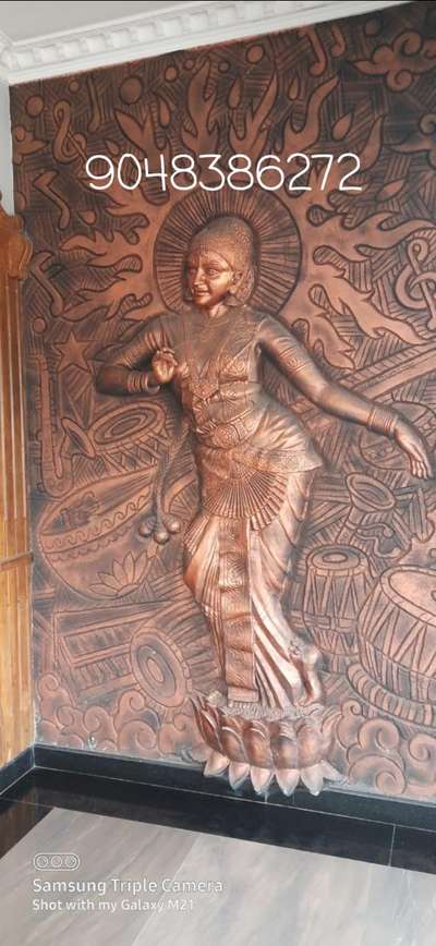 mohiniyattam wall relief art