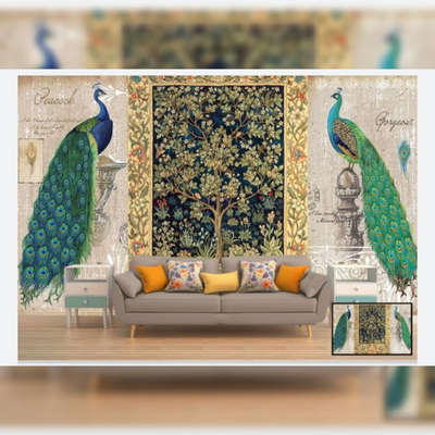 peacock 🦚 wallpaper 
Price 60 sqft
