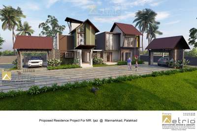 PROPOSED RESIDENTIAL PROJECT @ Mannarkkad#KeralaStyleHouse #keralaarchitectures #keralaplanners #keralahomeplans #kerala_architecture #all_kerala #keralahomedream #keralahomeinterior