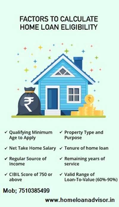 What is the maximum home loan that I can obtain?

You are required to pay 10-25% of the total property cost as  ‘own contribution depending upon the loan amount. 75 to 90% of the property cost is what can be availed as a home loan. In case of construction, home improvement and home extension loans, 75 to 90% of the construction/improvement/extension estimate can be funded.

#HDFChomeloan #PersonalLoanBank #PlotLoan #construction #businessloan #loan #homeloans #purchaseahome #LICHFL #DCBBank 

#Mobile 7510385499
#web www.homeloanadvisor.in
#Email loan@homeloanadvisor.in