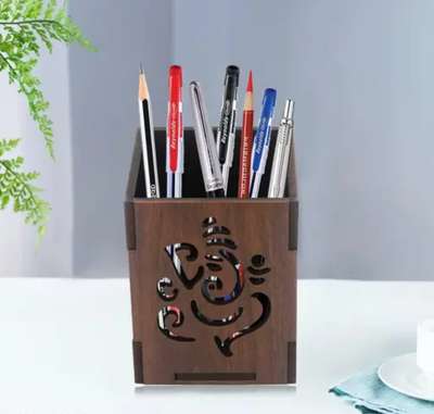 Wooden pen stand holder MDF