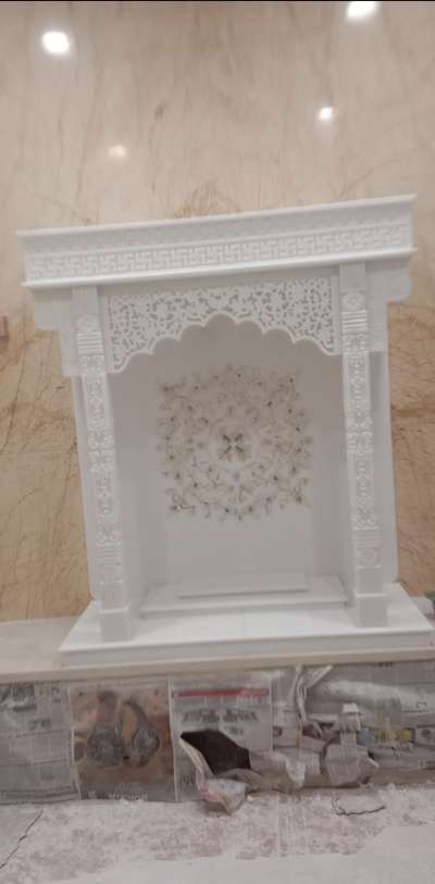 marble mandir inlay work