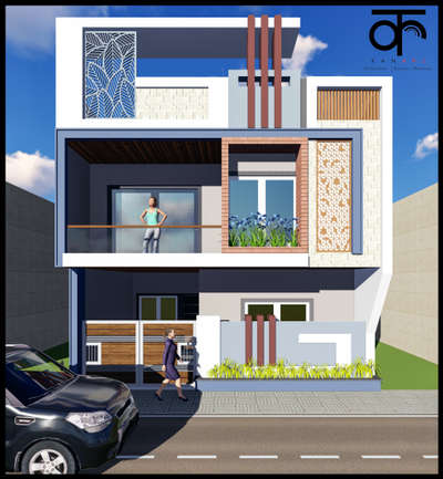 25' x 50' house Elevation. #houseelevation #ElevationHome #ElevationDesign #architecturedesigns #homedesigner #HouseDesigns