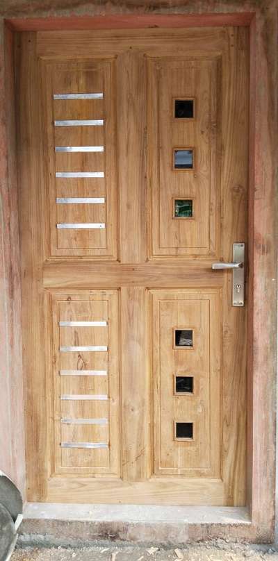 Teak Front Door