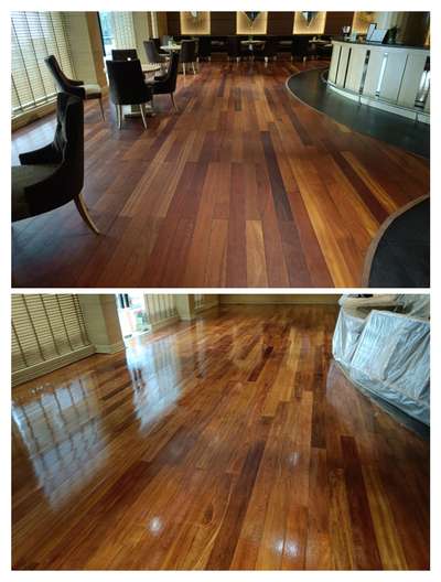 #woodpolishing 
Wooden Floor Re-polishing Work  Complete  
Before- after- images 

For Free Sample Across India