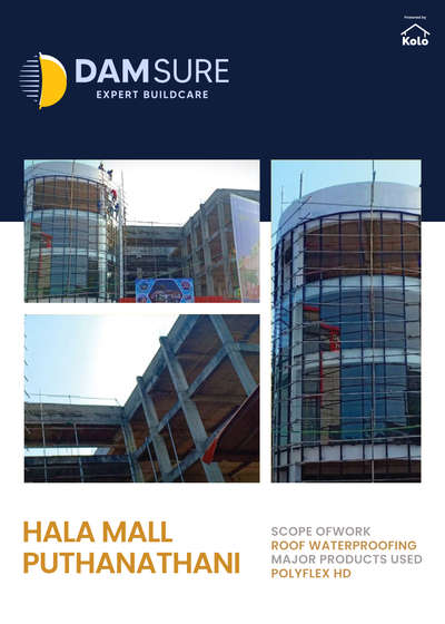 completed project

project details:
Hala mall
Puthanathani
material used:polyflex HD
.
.
 #damsure #damsureproducts #damsurewaterproofing #WaterProofing #waterproofingservices