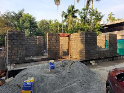 finished brick works up to lintel level in 4days
Area: 1365Sqft
Location: Nattika