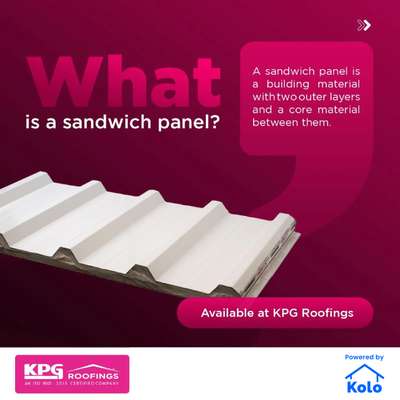 Rise above the ordinary with KPG Roofings' Sandwich Panels – where innovation meets insulation, and durability embraces design. Elevate your roofing experience to new heights.


 #sandwichpanel  #rooftiles  #besthome  #SwitchToABetterWorld  #bestsolutions  #safehome  #durability  #reliability