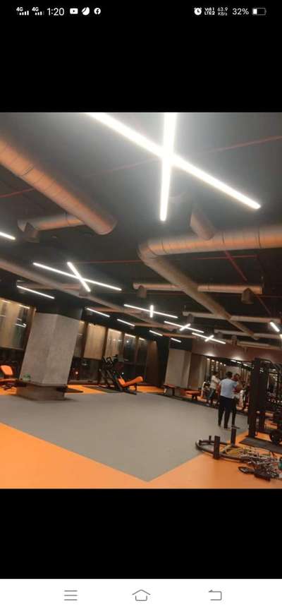 Electrical work is completed in gym site