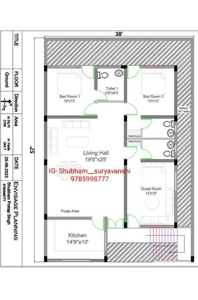 240.7 yards
jaipur #plot  #villa  #bunglow  #planning #2DPlans  #HouseDesigns  #houseplan #2000sqftHouse #200yard #jaipur #site