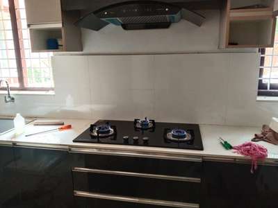 modular kitchen finished stage@ chellakara