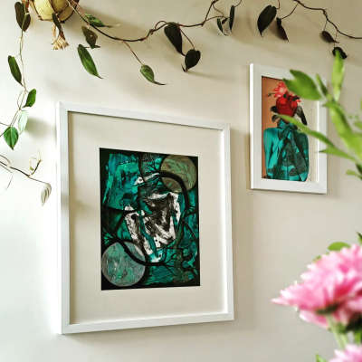 #Contemporary Painting 
#Creative Space Decor 
#Positive Vibes 
#Plants Dećor