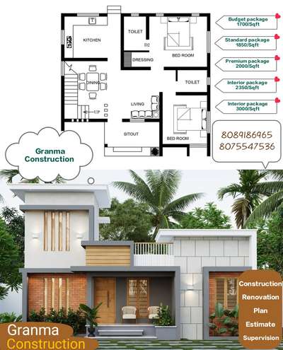 🏡നിങ്ങളുടെ ഇഷ്ട്ട ഭവനം ഞങ്ങൾ  യാഥാർത്ഥ്യമാക്കുന്നു. 100% ഗുണമേന്മയോടെ ISI മാർക്കുള്ള മെറ്റീരിയൽസ് ഉപയോഗിച്ച് കൊണ്ട് കുറഞ്ഞ ചിലവിൽ നിങ്ങളുടെ സ്വപ്ന ഭവനം നിർമ്മിച്ച് നൽകുന്നു.

🔸സൗജന്യമായി 2D എലിവിഷൻ നിങ്ങളുടെ ഇഷ്ടനുസരണം 
🔸എല്ലാവിധ ഗൃഹ നിർമ്മാണ പ്രവർത്തനങ്ങളും ഒരു കുടക്കീഴിൽ 
🔸 ബഡ്ജറ്റിനനുസരിച്ചുള്ള നിർമ്മാണം
🔸സമയബന്ധിതമായി തീരുന്ന ഗുണമേന്മ ഉറപ്പ് തരുന്ന പ്രവർത്തന പാരമ്പര്യം.
🔸 വിവിധ ഘട്ടങ്ങളായി മുഴുവൻ തുക അടക്കാൻ അവസരം...

*Your Satisfication Is Our Success*

കൂടുതൽ അറിയുവാൻ വിളിക്കൂ. 
*ഗ്രാന്മ കൺസ്ട്രക്ഷൻ , പെർലടുക്കം, കാസറഗോഡ്*


#granmaconstrction #dreamhome #keralamodelhouse #Interiorwork #exteriorwork #modernhome #residentialconstruction #buildingahouse #buildingconstruction #budjethome #kasaragodconsrtuctioncompany #bestconstructioncompany #buildingahouse #modernhome #budjethome #interiorwork #exteriorwork #residentialconstruction #construction #kasaragodcivilengineers #civilengineering #experience #keralamodel #traditional #bes
