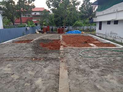 back filling...
#site@Cherthala
#3BHK
 #olivesketchandbuild