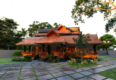 Traditional Elevation 
 #KeralaStyleHouse #keralastyle #keralaplanners #keralaarchitectures #keralaart #arch #keralahomesdesign #koloapp #dreamhouse #keralahomedesignz #keralahomestyle #keralahomeplanners #keralahomeinterior #architecturedesigns #architecturedesigns