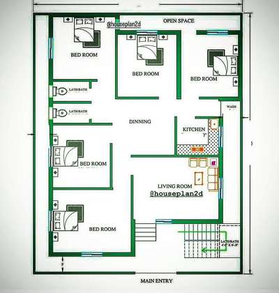 2 Common bedrooms and A Master bedroom with Open Kitchen + Dining area  and Living hall 🏠  Low Budget Plan as per client requirement..
Get yours today - 
DM for Residential plan or commercial plan or contact on +91 9098910433

Paid services..

#housedesign  #houseplans  #housebeautiful #residentialdesign  #residentialconstruction 
#residentialarchitecture 
#residentialplan 
#residentialplans 
#commercialconstruction 
#commercial 
#residential 
#Floorplan | #architecture | #architechturaldesign | #architect | #homedesign | #houseplan | #housedesign | #construction | #home | #floorplans | #interiordesign
@houseplan2d