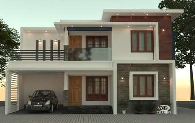 #exterior_Work  #KeralaStyleHouse  #vcpdesign  #HomeDecor  #HouseDesigns #3dhouse