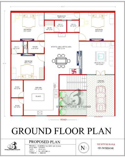 45'0"×45'0" ground floor plan
3bhk
DM us for enquiry.
Contact us on 7415834146 for your house design.
Follow us for more updates.
. 
. 
. 
. 
. 
. 
. 
. 
. 
. 
. 
#floorplan #architecture #realestate #design #interiordesign #d #floorplans #home #architect #homedesign #interior #newhome #house #dreamhome #autocad #render #realtor #rendering #o #construction #architecturelovers #dfloorplan #realestateagent #homedecor