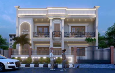 Classical house Design
Residential building
Plot size - 40'X60'
 #classicalvilla
 #HouseDesigns
#Buildingconstruction
