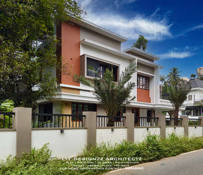Work completed...
Happy clients😍😍
Exterior design work of residence 
.
.
Type: residential 
Client: Ashish
Place: Thrissur 
Area: 1896sqft
.
.
#homedesign #homedecor #interiordesign design home interior architecture decor homesweethome interiors decoration furniture interiordesigner homedecoration interiordecor luxury art interiorstyling homestyle livingroom inspiration designer handmade homeinspiration homeinspo house realestate kitchendesign style homeinteriordesigncompany