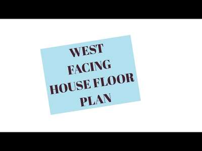 west facing house plan as per vastu by saravanan s nair 9037808675