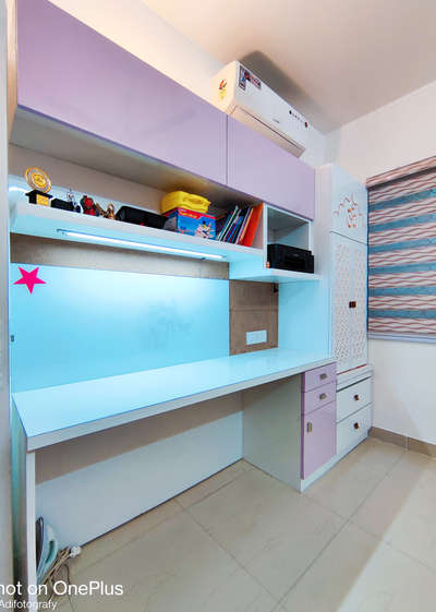 kids room along with bed , wardrobes ,study amd mandir design...
 #InteriorDesigner #kidsroomdesign #Pvc #HomeDecor #white  #furniturework #HouseDesigns 

contact 88821 18319