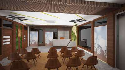 reception area 3d view