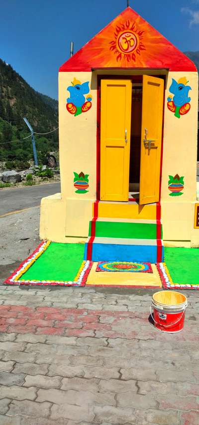 tample colour combination and paint