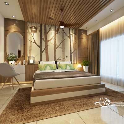 New design for A khil radhakrishnan  #MasterBedroom #BedroomIdeas #woodenwall #ModernBedMaking #modernbedcot #intrerior