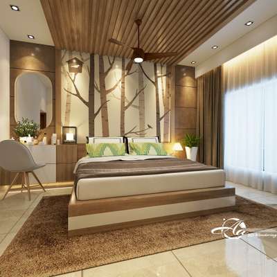 New design for A khil radhakrishnan  #MasterBedroom #BedroomIdeas #woodenwall #ModernBedMaking #modernbedcot #intrerior