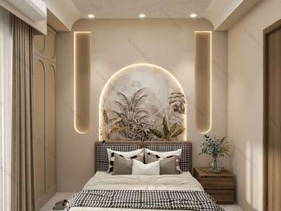 Soft tones, clean lines, and warm lighting—
a space designed to feel calm, balanced, and effortlessly elegant.

Every detail here is intentional, from textures to lighting layers.
This is more than a bedroom—it’s an experience.
 📍location:- Gurugram 
#InteriorDesign #BedroomDesign #ModernLiving #DesignDetails #LuxuryInteriors