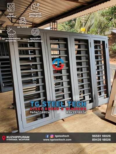 Tata gi 4 door steel windows

Tg steel tech steel doors and windows

HIGH QUALITY 16 GUAGE TATA GI 
WEATHER PROOF
FIRE RESISTANT 
TERMITE RESISTANT 
ANTI CORROSIVE TREATED
MAINTENANCE FREE
ALL KERALA DELIVERY 
CUSTOM SIZES AVAILABLE

TG STEEL TECH 
STEEL DOORS
 AND WINDOWS 
KOTTAKAL, MALAPPURAM 
9656118026
8943918026

 #TATA_STEEL  #TATA #tatasteel #TATA_16_GAUGE_SHEET #FrenchWindows #WindowsDesigns #windows #windowdesign #tgsteeltechwindows #metal #furniture #SteelWindows #steelwindowsanddoors #steelwindow #Steeldoor #steeldoors #steeldoorsANDwindows #tgsteeltech
#AllKeralaDeliveryAvailible #trusted #architecture #steelventilation #ventilation #home #homedecor #industry #allkeraladelivery #interior #cheap #cement #iron #tatagalvano #16guage #120gsm #doors #woodendoors #wood #india #kerala #kannur #malappuram #kasarkod #wayanad #calicut #kochi #eranankulam #thiruvananthapuram #bedroom #kitchen #outdoor #living #staicase #roof #plan #bathroom #kollam #dining #kottayam #trissur #alappuzh