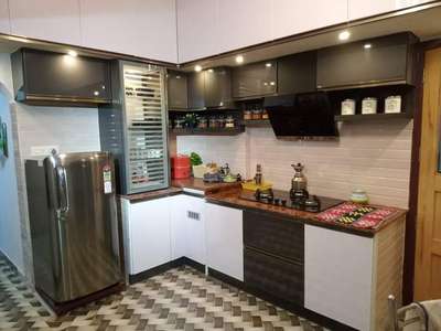 #modularkitchen  #KitchenInterior  #cupboards #aluminiumfabrication  #bedroominteriors #interiorworks  #loftdesign