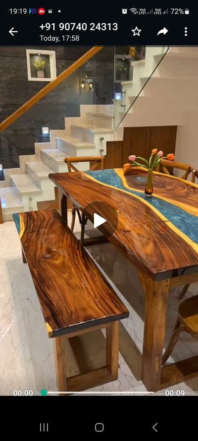 #epoxytables #epoxydining #epoxyrivertable #epoxyresintable #resintabletops #resintable #resinfurniture