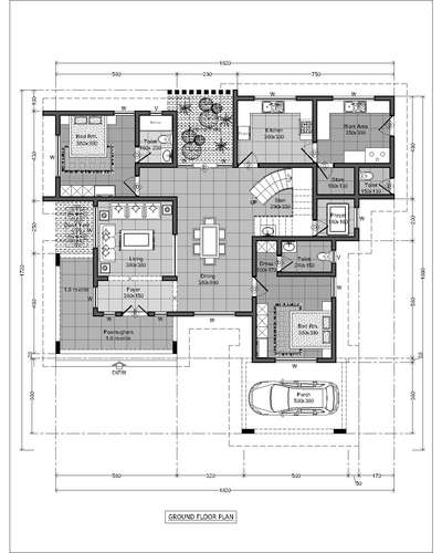 2D Plan# 2839 sq.ft# Panamaram#wayanad  # client : Nisheed