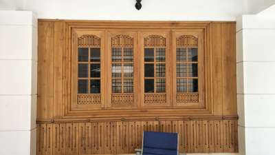 Teak wood window frames