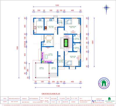 12 Cent വസ്തുവിൽ പോർച്ച് ഉൾപ്പെടെ 2627 sqft വിസ്തീർണ്ണത്തിൽ 4BHK സൗകര്യമുള്ള വടക്ക് ദർശനമുള്ള വീടിൻ്റെ പ്ലാൻ.