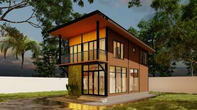 #prefabricated #3Dexterior #exteriordesigns #prefabricatedbuilding #Kozhikode #keraladesigns