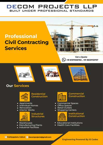 Contracting and Engineering Firm
#CivilEngineer #projectmanagement #HouseConstruction #Builder #engineeringservices