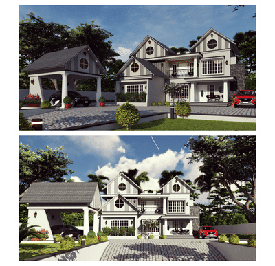 Kerala style modern house 🏡 
 #KeralaStyleHouse  #keralastyle  #moderndesign  #modernhousedesigns  #modernhouse  #modernarchitecturedesign  #kerala_architecture  #Architect  #HouseDesigns  #RoofingDesigns  
#RoofingIdeas  #white_colour_house  #white  #cladding,  #RoofingDesigns  #concreatetexture #gray_colour  #whitehousevibes  #whitehouse  #whitehome