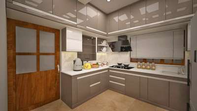 #ModularKitchen .#3d 
#Skywood interiors.